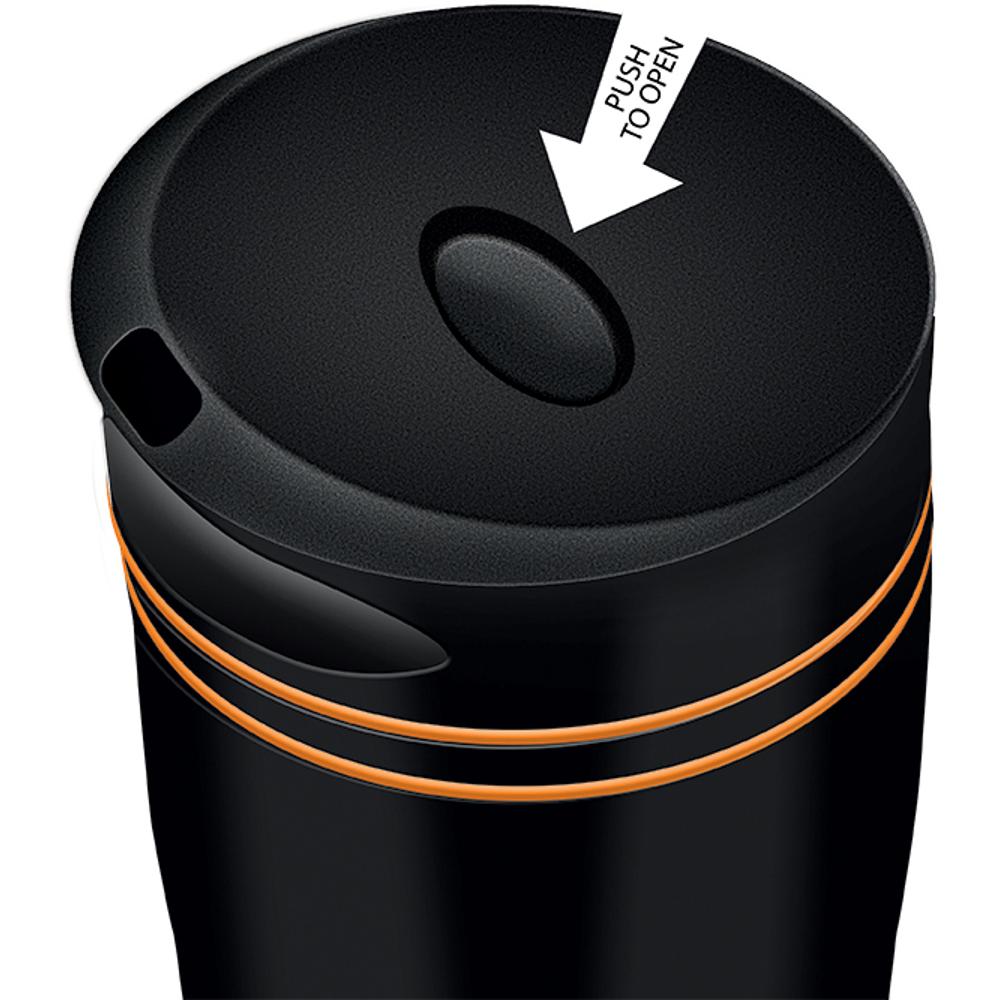 Lamart LT4051 Termohrnek MANQ, 360 ml, černá-oranžová