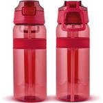 Lamart LT4060 Sportovní láhev 0,7 l STRAW, červená