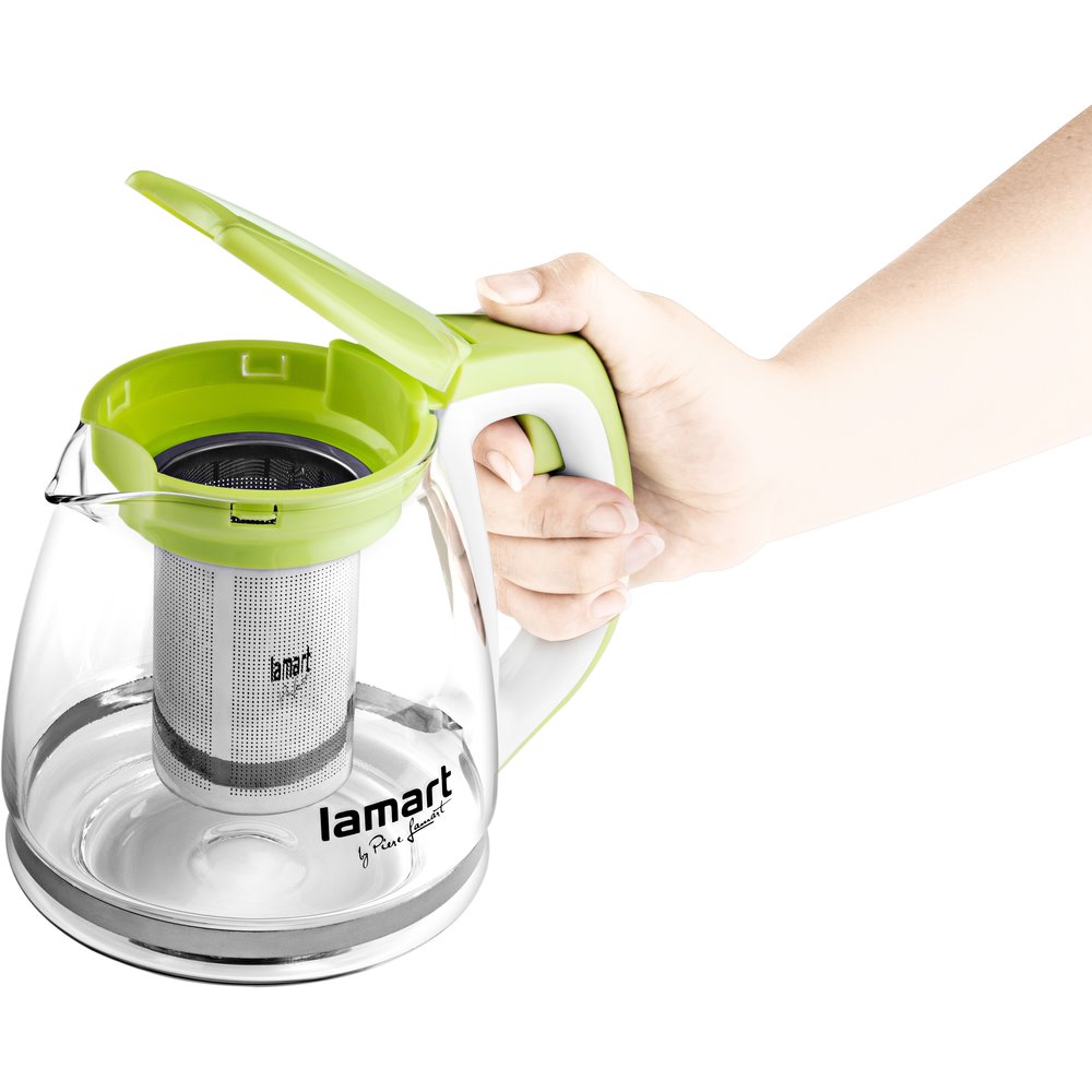 Lamart LT7026 Čajová kanvica VERRE 1,1 l, zelená