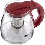 Lamart LT7074 Čajová kanvica VERRE 1,5 l, červená