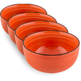 Lamart LT9069 4-dielna súprava misiek HAPPY, oranžová
