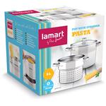 Lamart LTSS2417 Nerezový hrnec na těstoviny PASTA, 8 l