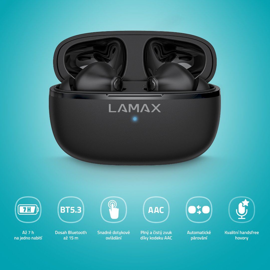 LAMAX Clips1 Play, černá