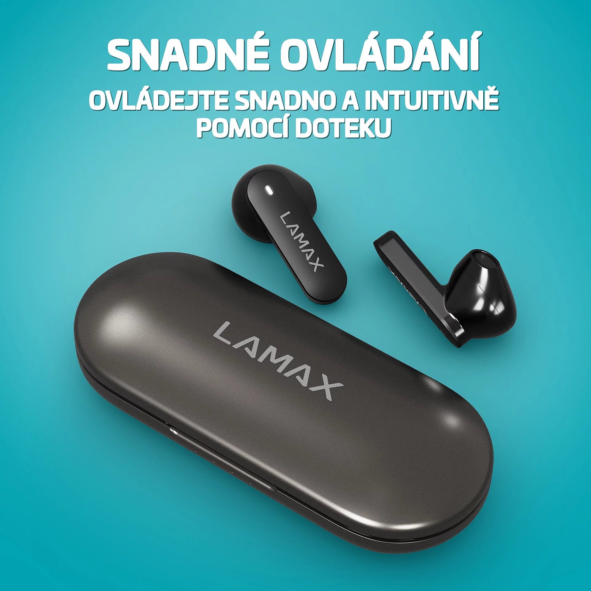 LAMAX SteelTones1, čierna