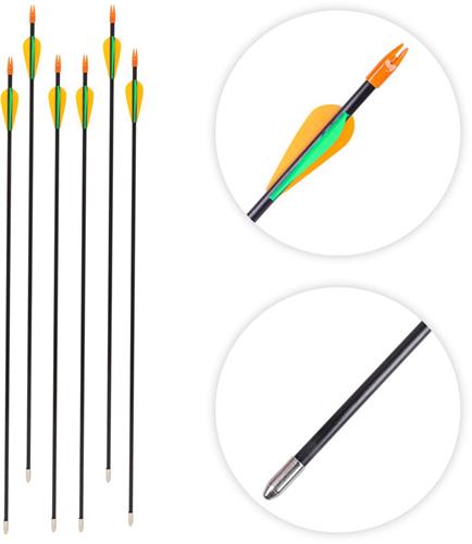 Laminátové šípky inSPORTline Petterson 28" 6ks