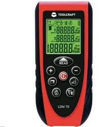 Laserový měřič vzdálenosti Toolcraft LDM 70