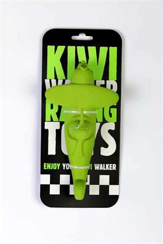 Latexová hračka Kiwi Walker Squeaky Aero, veľkosť 19 cm, svetlozelená