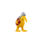 Latexová pískacia hračka Kiwi Walker, veľkosť 13 cm, oranžová