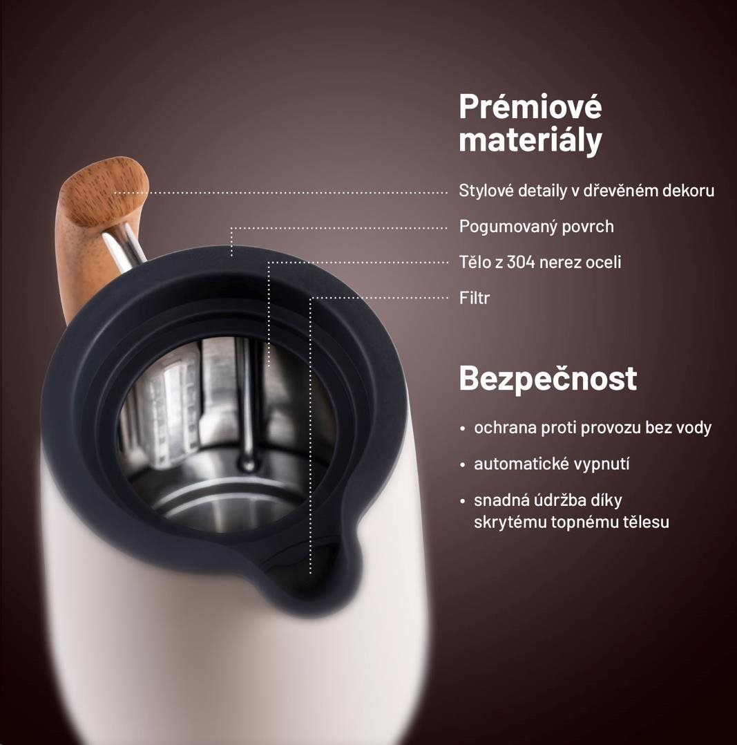 Lauben Electric Kettle 17CR - rýchlovarná kanvica