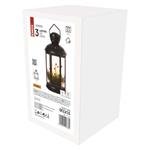 LED dekorácia - vianočný lampáš so sviečkami