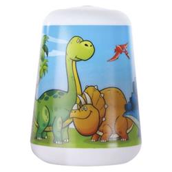 LED dětská lampa se svítilnou Dino, 3× AAA