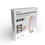 LED osvetlenie s diaľkovým ovládaním Larios White, 48W, 3360lm, 39cm, zmena chromatickosti, stmievateľné