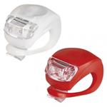 LED predné zadné svetlo na bicykel P3921 na 2× CR2032, 10 lm