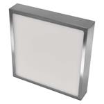 LED přisazené svítidlo NEXXO, čtvercové, stříbrné, 21W, se změnou CCT