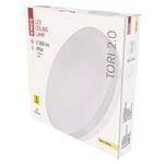 LED přisazené svítidlo TORI, kruhové bílé 24W teplá b., IP54
