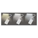 LED stolová lampa EDDY, biela