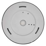 LED svietidlo NEXXO, okrúhle, strieborné, 12,5 W, so zmenou CCT