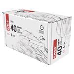 LED vánoční nano řetěz stříbrný, 4 m