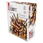 LED vánoční řetěz, 12 m, venkovní i vnitřní, vintage