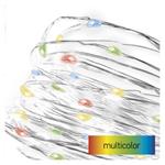 LED vianočná nano reťaz, 1,9 m, 2x AA, vnútorná, viacfarebná, časovač