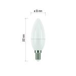 LED žárovka Classic Candle 5W E14 studená bílá
