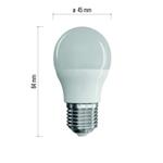 LED žárovka Classic Mini Globe 7,3W E27 studená bílá