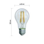 LED žárovka Filament A60 8,5W E27 teplá bílá, stmívatelná