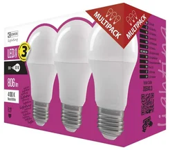 LED žiarovka Classic A60 9W E27 neutrálna biela - 3Ks v balení 1525733412