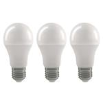 LED žiarovka Classic A60 9W E27 teplá biela - 3Ks v balení