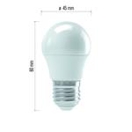 LED žiarovka Classic Mini Globe 4,1W E27 teplá biela