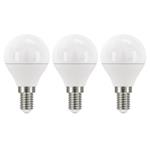 LED žiarovka Classic Mini Globe 6W E14 teplá biela 3Ks