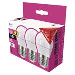 LED žiarovka Classic Mini Globe 6W E27 neutrálna biela 3Ks