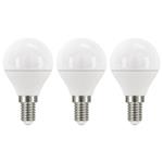 LED žiarovka Classic miniglobe 6W E14 neutrálna biela, 3 ks