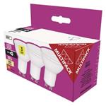 LED žiarovka Classic MR16 8,4W GU10 teplá biela 3Ks