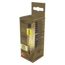 LED žiarovka Vintage Candle 2,1W E14 teplá biela