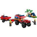 LEGO® City Hasičský vůz 4x4 a záchranný člun 60412