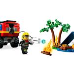 LEGO® City Hasičský vůz 4x4 a záchranný člun 60412