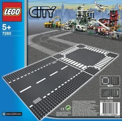 Lego City - Rovná silnice a křižovatka