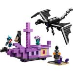 LEGO® Minecraft® Drak z Enderu a loď z Endu 21264