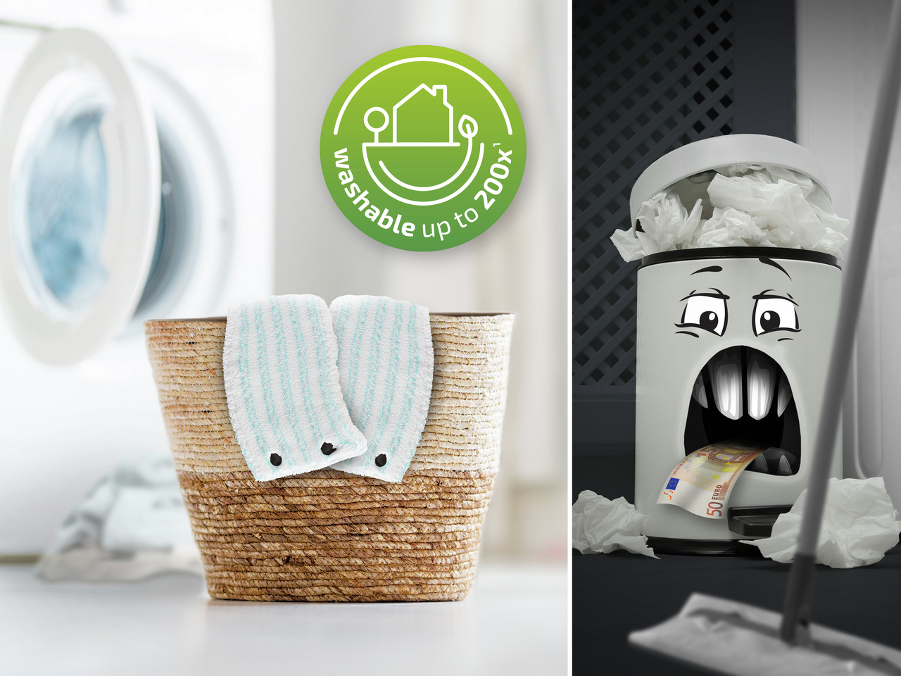 Leifheit 55320 Micro Duo náhrada za mop Twist M