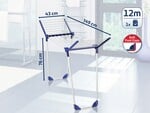 Leifheit 81720 Sušička na bielizeň Pegasus Bath 12 m