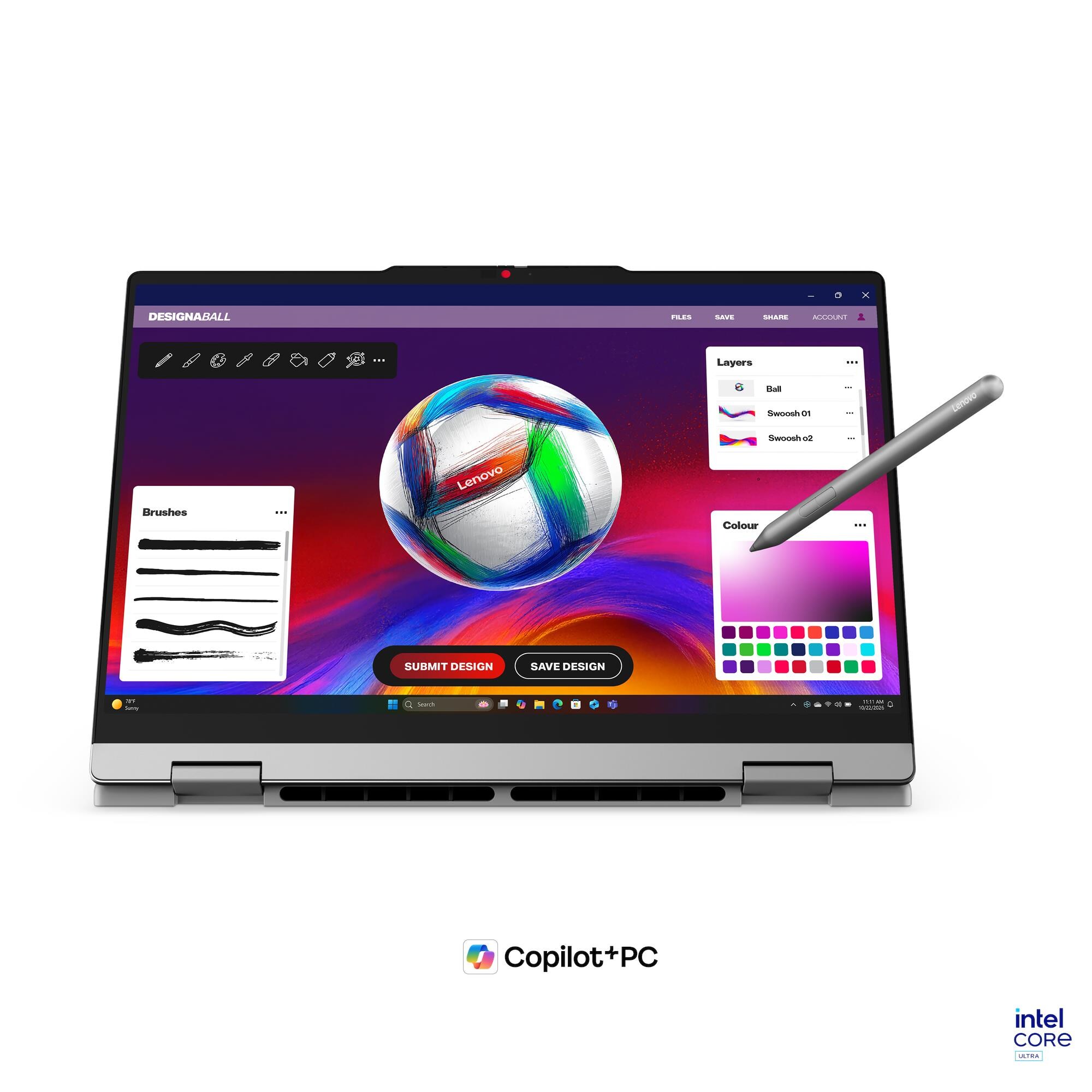 Lenovo IdeaPad 5 2-in-1 14GP11 Luna Grey (83UH0040CK)