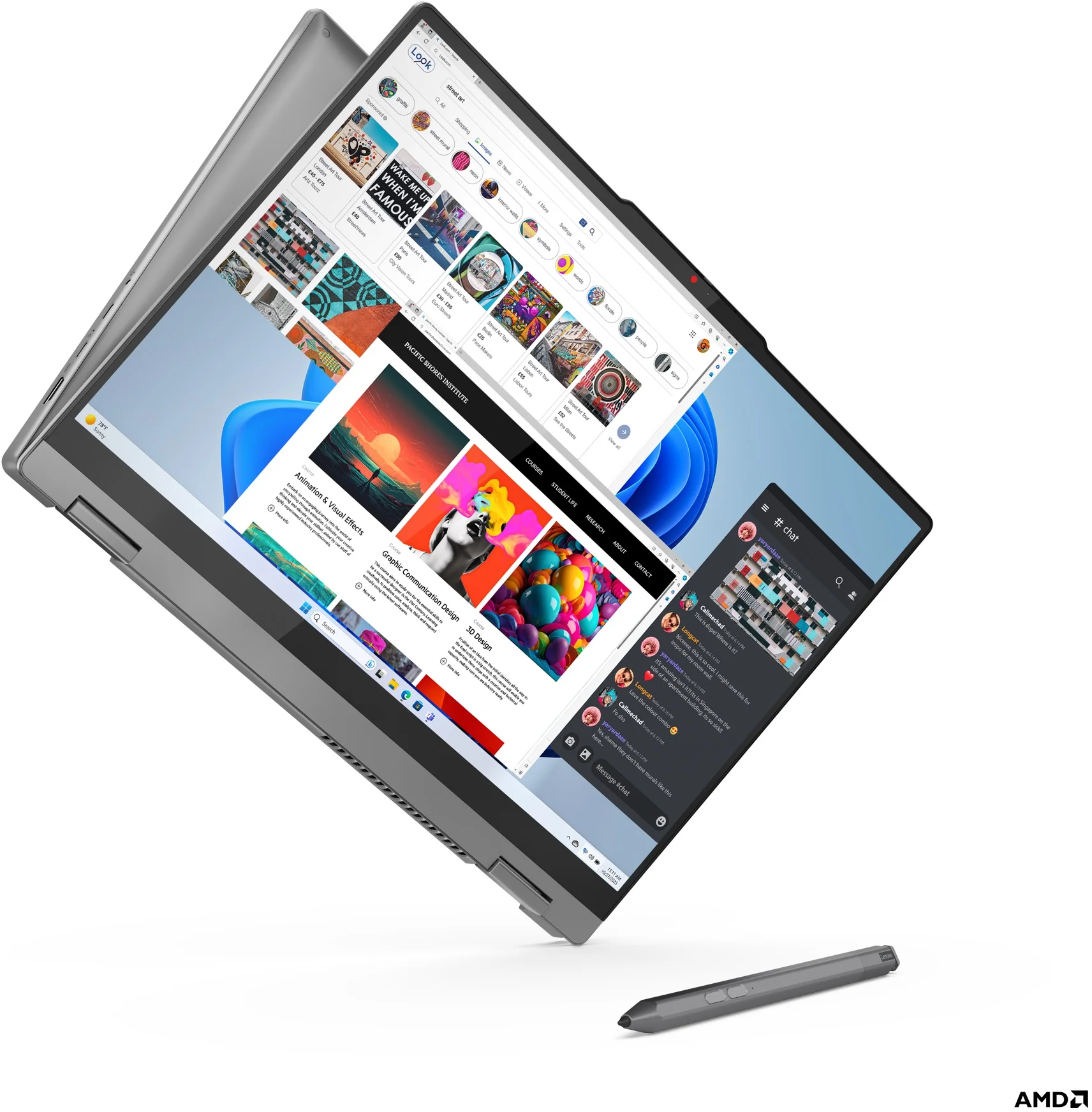 Lenovo IdeaPad 5 2 v 1 16AHP9 Luna Grey (83DS000RCK)