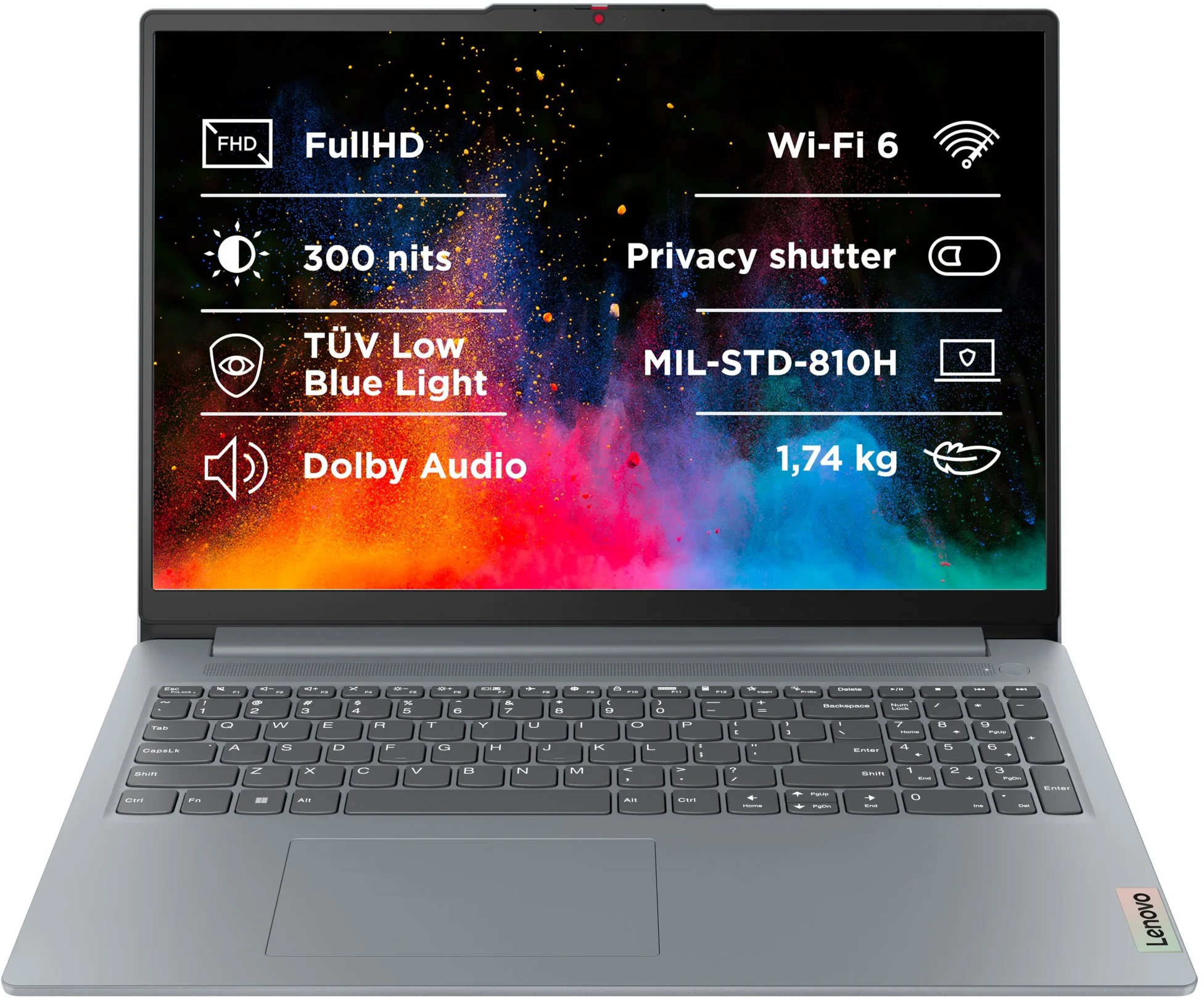 Lenovo IdeaPad Slim 3 16IAH8 Arctic Grey (83ES000ACK)