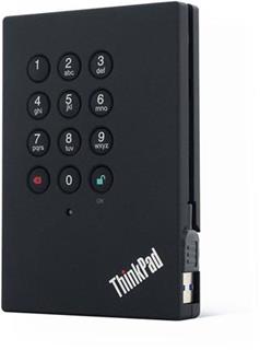 Lenovo Portable Secure 1TB Hard Drive, USB 3.0