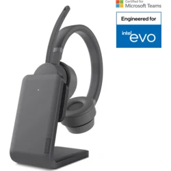Lenovo sluchátka GO ANC s nabíjecí stanicí, šedé