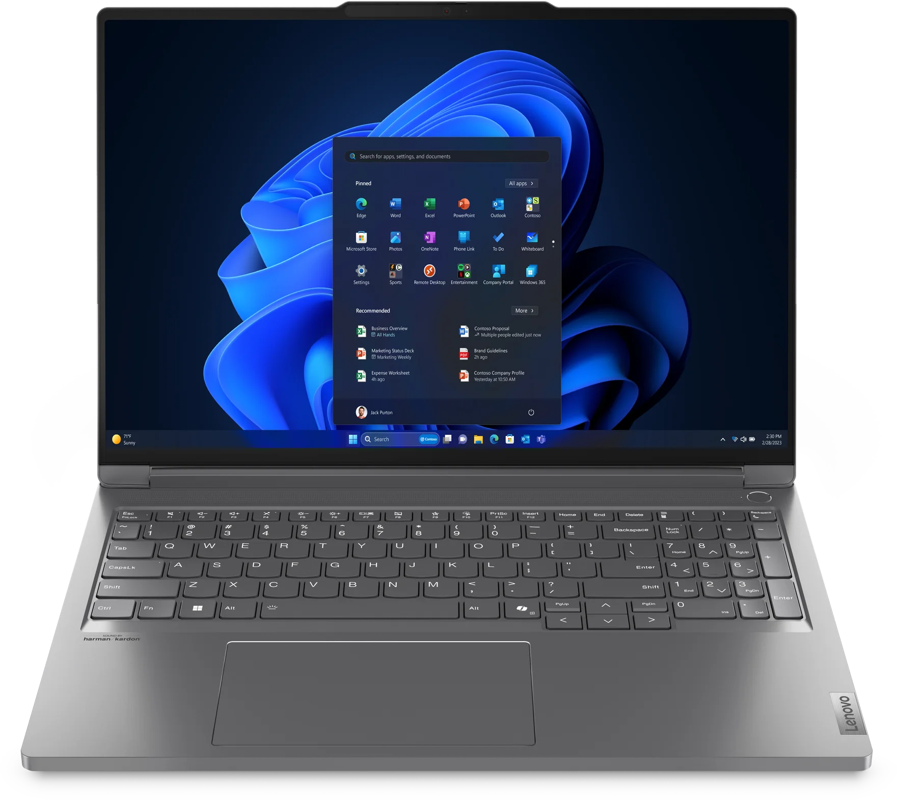 Lenovo ThinkBook 16p G5 IRX Storm Grey (21N5001BCK)
