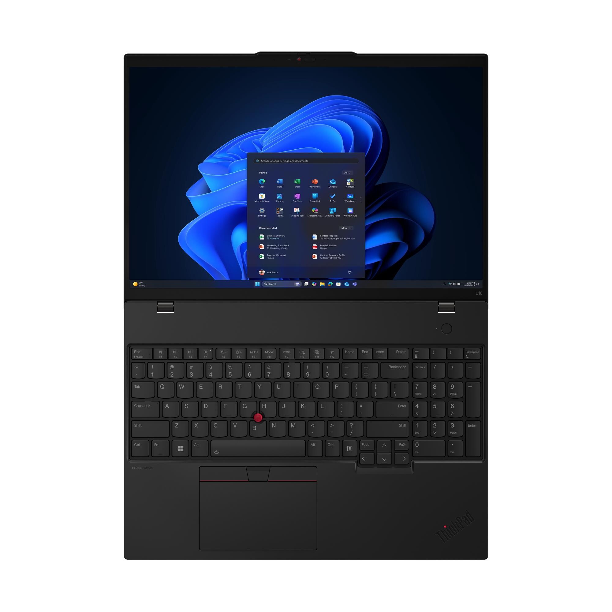 Lenovo ThinkPad L16 G2 Black (21SA002MCK)