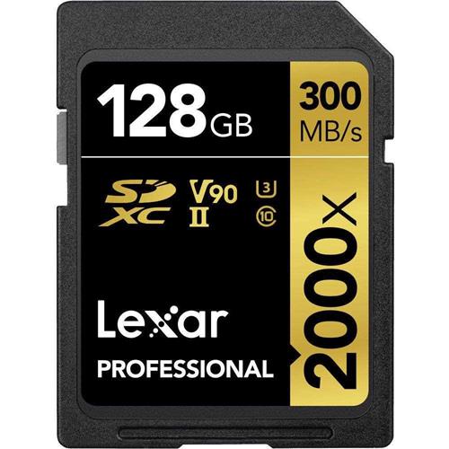 Lexar Pro 2000X SDHC/SDXC UHS-II U3 128GB