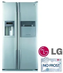 LG Americká Chladnička GR-P207SLQA ,Inox, NO FROST,nápoj.auto..